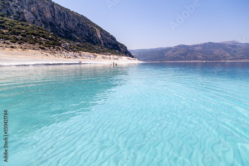 Fototapeta Naklejka Na Ścianę i Meble -  Lake Salda, Turkey. Summer time