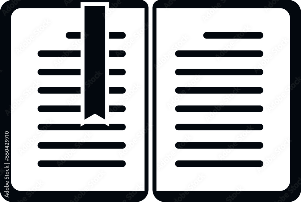 Book reading icon simple vector. Campus education. Study life Book reading icon simple vector. Campus education. Study life