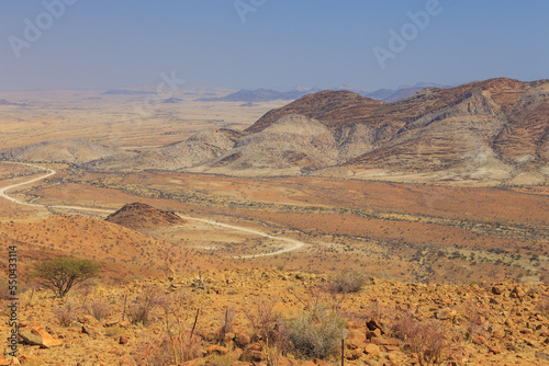 View of the Namib desert. Namib Naukluft National Park, Namibia.