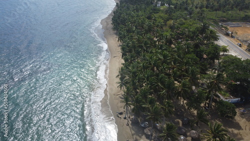 republika dominikana, beach, sea, palm trees, waves