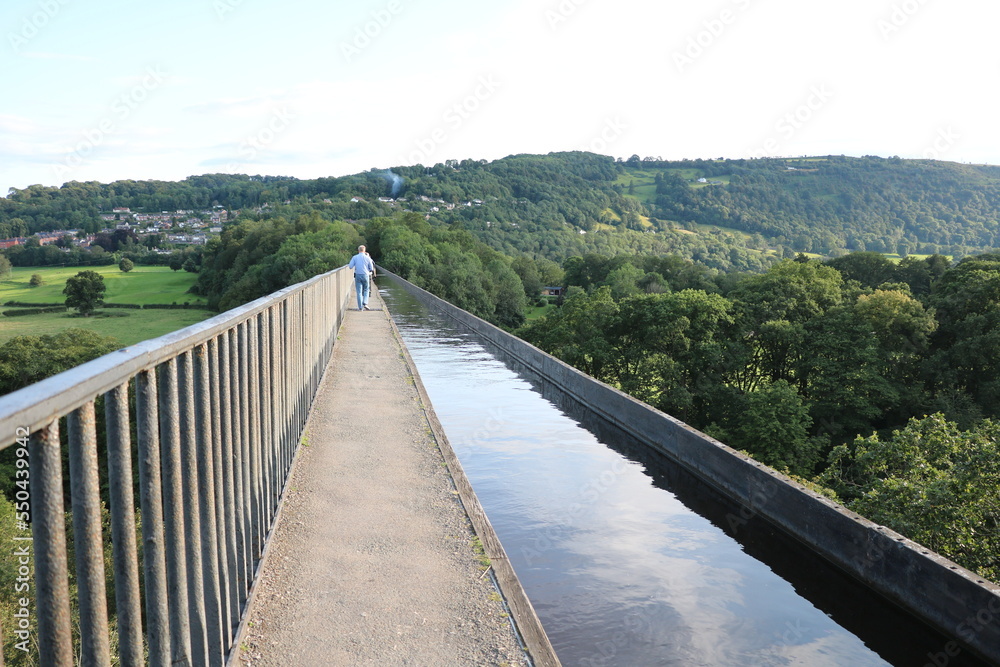 Pontcysyllte Aqueduct navigable aqueduct, Wales United Kingdom