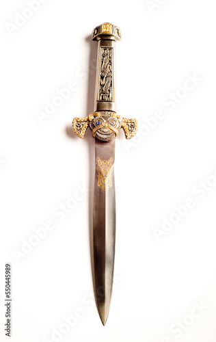 Fotografia historical Viking medieval dagger
