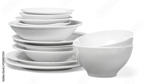 Stack of Dishes and Bowls photo