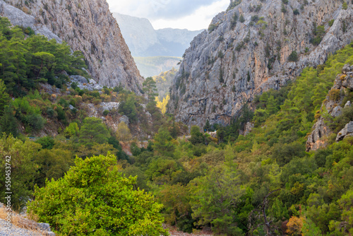 View of the Taurus mountains in Antalya province, Turkey