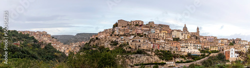 Panoramic view of Ragusa Ibla, home to a wide array of Baroque architecture and scenic lower district of the city of Ragusa, Italy