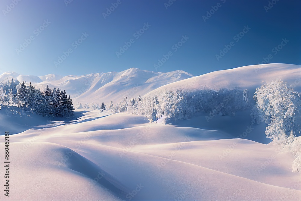 huge dunes from snow. huge dunes from snow.