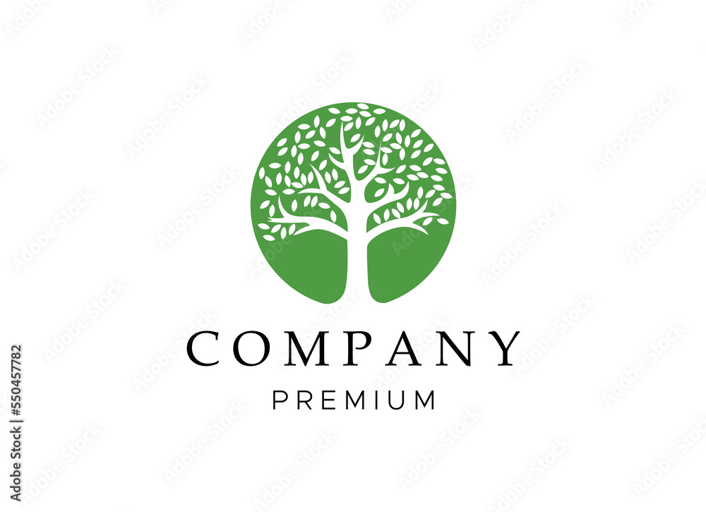 Tree vector icon. Nature trees vector illustration logo design. Tree vector icon. Nature trees vector illustration logo design.