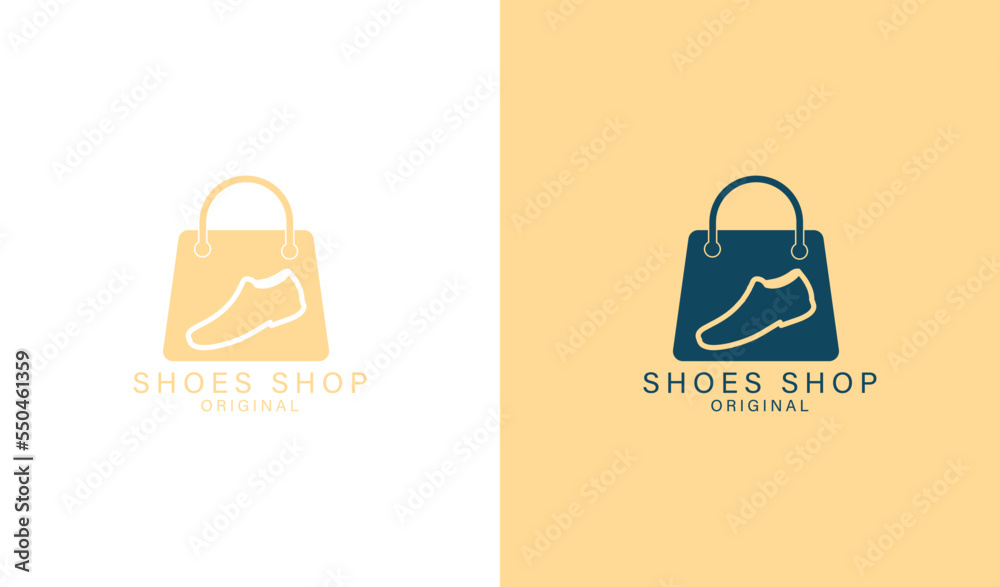 shoes shop logo template minimalist design shoes shop logo template minimalist design