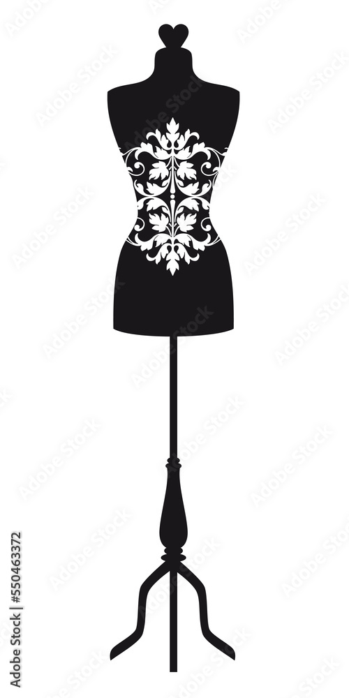 Vintage fashion mannequin, dress forms, tailor's dummy, dressmaker