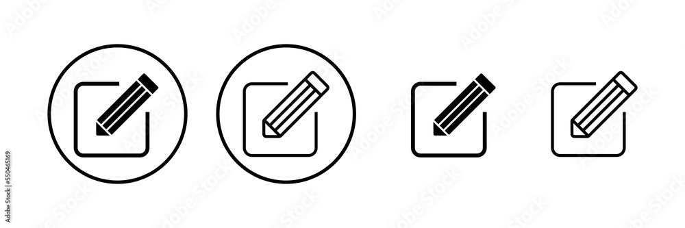 Edit icon vector illustration. edit document sign and symbol. edit text icon. pencil. sign up Edit icon vector illustration. edit document sign and symbol. edit text icon. pencil. sign up