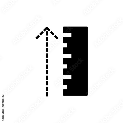 height icon vector design templates