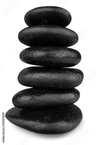 Canvas Print Balancing Pebbles