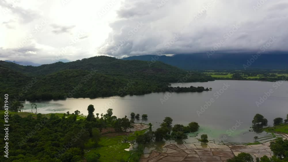 Aerial view of Farm and agricultural land with crops in the mountainous area. Sri Lanka. Aerial view of Farm and agricultural land with crops in the mountainous area. Sri Lanka.