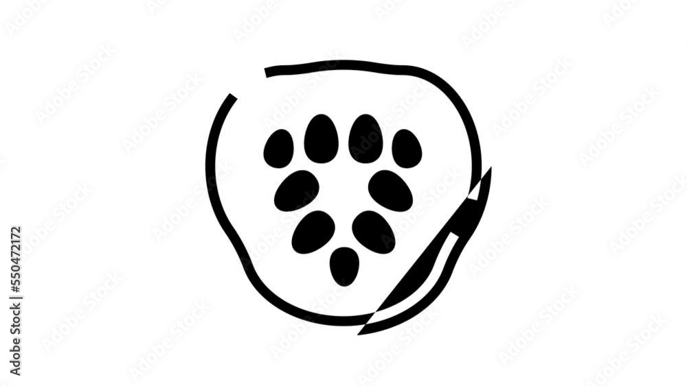 slice cucumber glyph icon animation slice cucumber glyph icon animation