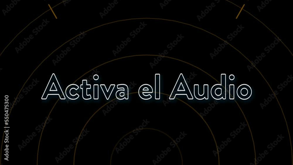 Activa el Audio Negro