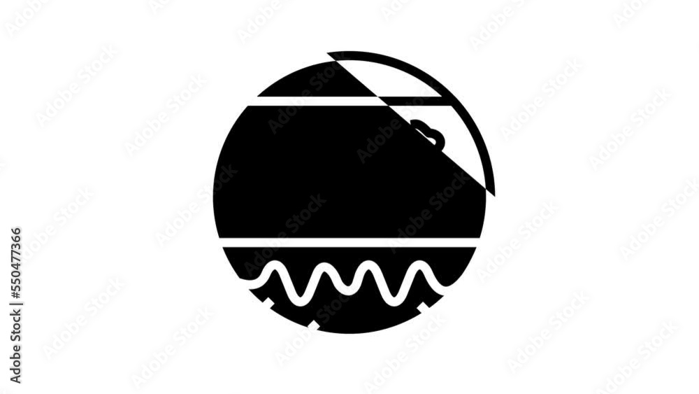 skin rashes hiv symptom line icon animation skin rashes hiv symptom line icon animation