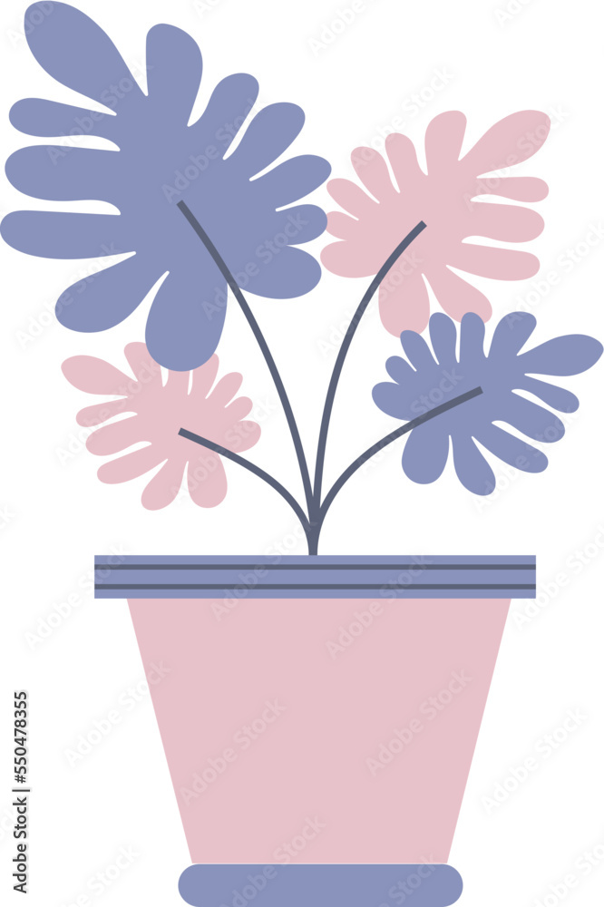 A potted plant illustration