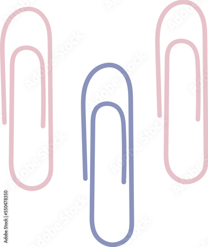 Paper clips illustration