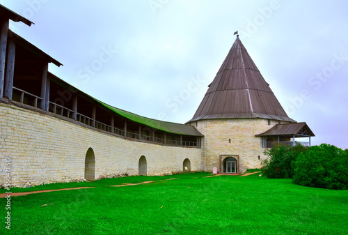 The walls of the old fortress