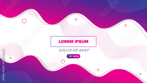 Colorful Gradient Line Abstract Background for Wallpaper  Landing Page or Website Banner. EPS 10 Editable Vector
