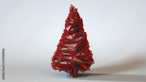 A 3D Illustration of a decorative object-artefact-art piece related to Christmas. Modelers, Decorators, Designers, and Artists must watch the mesh closely to easily make a version of their own.