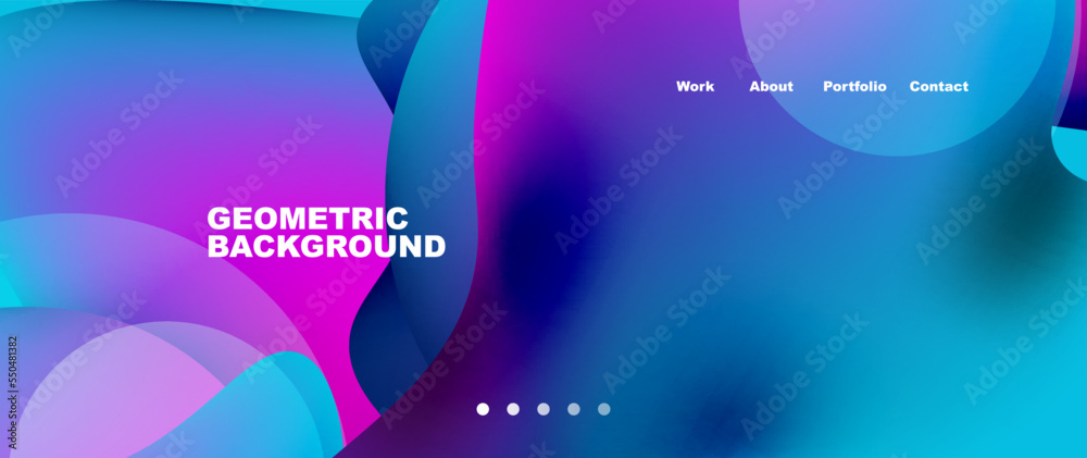 Flowing gradient colors and round elements and circles. Vector illustration for wallpaper, banner, background, leaflet, catalog, cover, flyer Flowing gradient colors and round elements and circles. Vector illustration for wallpaper, banner, background, leaflet, catalog, cover, flyer