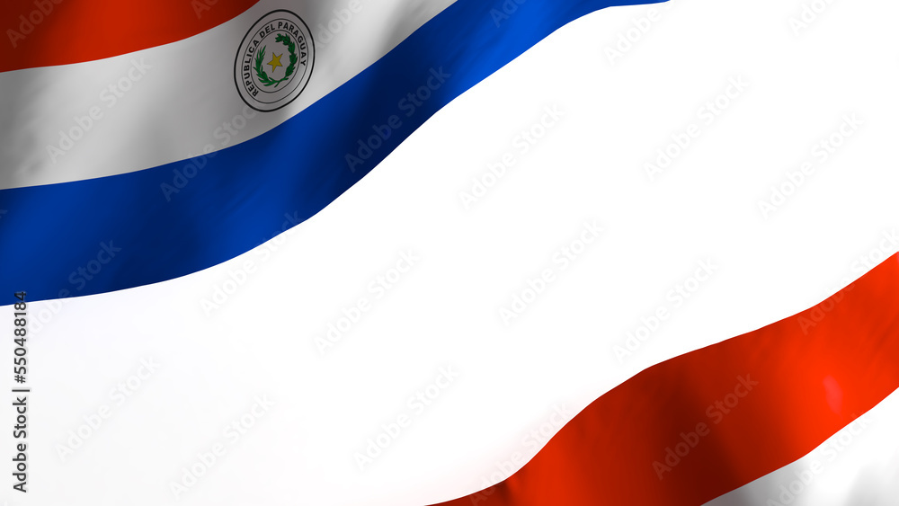 national flag background image,wind blowing flags,3d rendering,Flag of Paraguay national flag background image,wind blowing flags,3d rendering,Flag of Paraguay