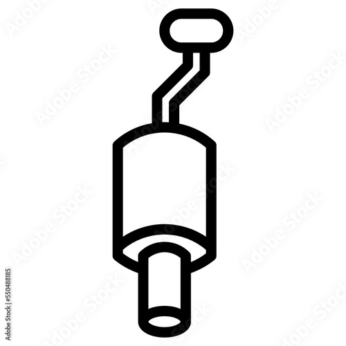 exhaust pipe icon
