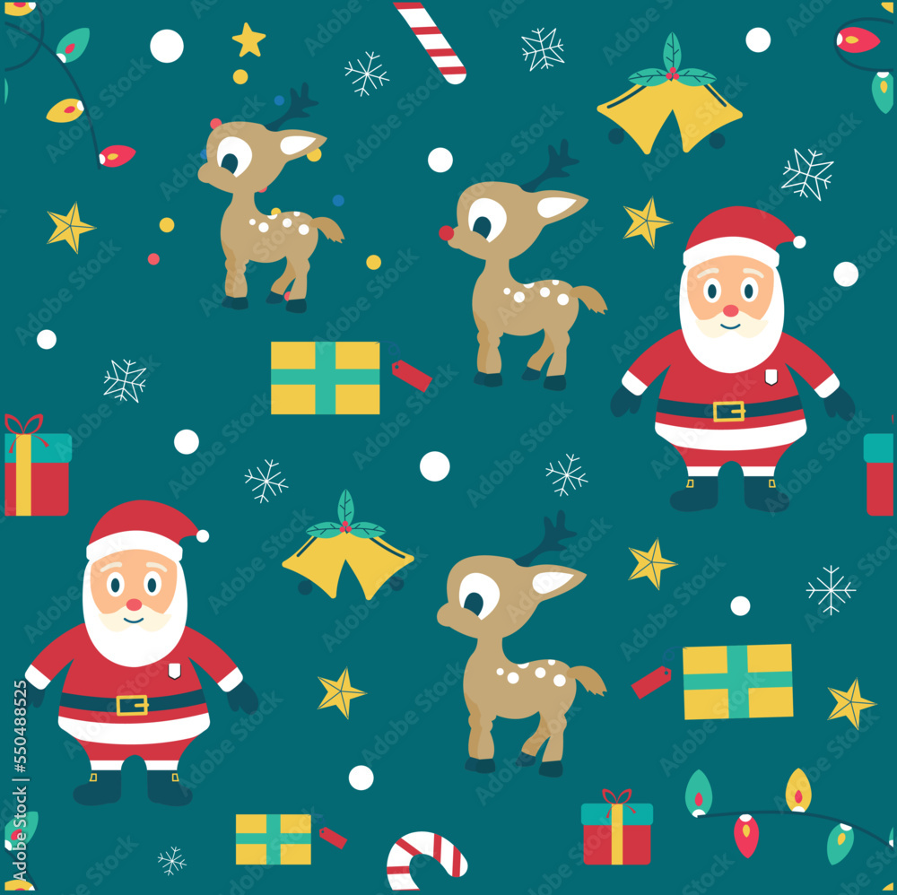Christmas patterns background