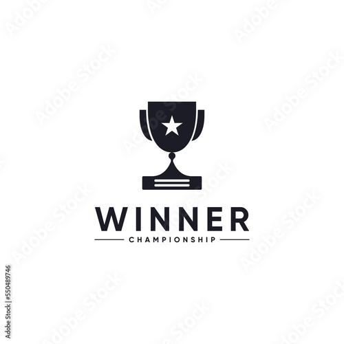 championship trophy logo design inspiration