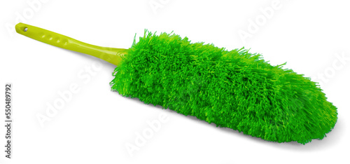 Green Feather Duster - Isolated