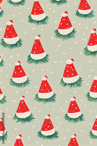 No Seamless Christmas Patterns, Made by AI
