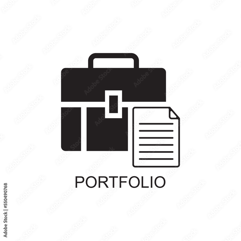 portfolio icon , business icon vector portfolio icon , business icon vector