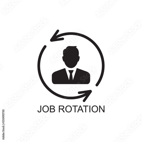 job rotation icon , management icon