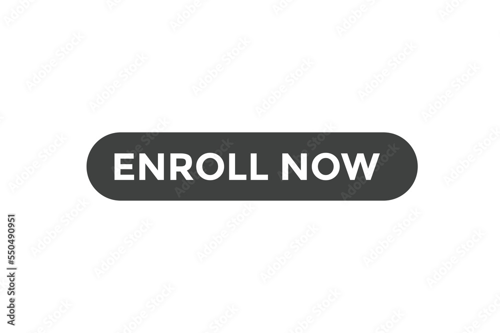 Enroll now button. web banner template Vector Illustration
Enroll now button. web banner template Vector Illustration