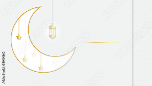 Luxury white mandala background with golden arabesque pattern Arabic Islamic east style. Decorative mandala for print, poster, cover, brochure, flyer, banner.