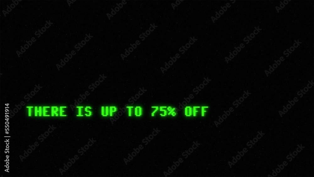 Come on. Wake Up. There is up to 75 Percent Off. Hurry Up. ( Creative Offer Video for the Sale of Technological Products. ) Come on. Wake Up. There is up to 75 Percent Off. Hurry Up. ( Creative Offer Video for the Sale of Technological Products. )