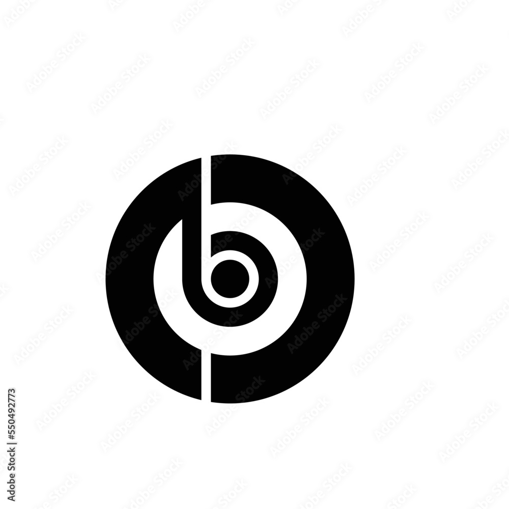 a simple logo in black and white inisial letter o, b, suitable for companies that emphasize harmony, speed, luxury etc a simple logo in black and white inisial letter o, b, suitable for companies that emphasize harmony, speed, luxury etc