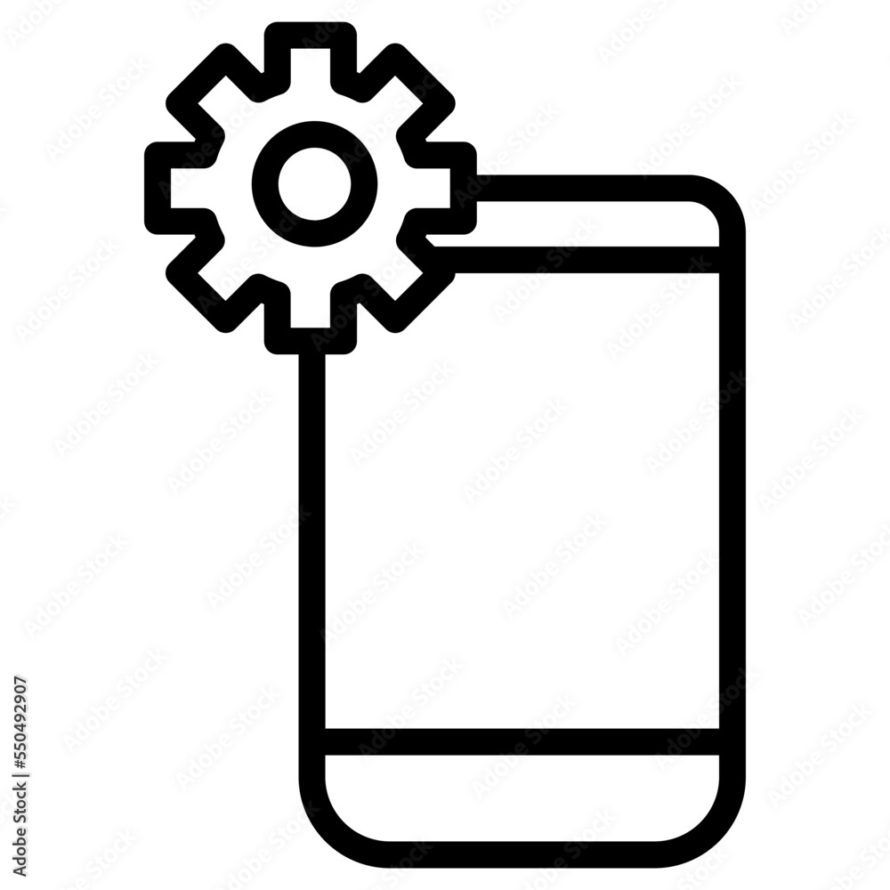 mobile setting icon mobile setting icon
