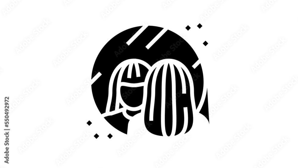 face reflection in mirror line icon animation face reflection in mirror line icon animation