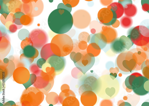 Background pattern abstract design texture. Seamless. With hearts. Theme is about graphic, blending, love, colors, lights, hearts, sequins, color, colorful, pattern, textured, sparkles