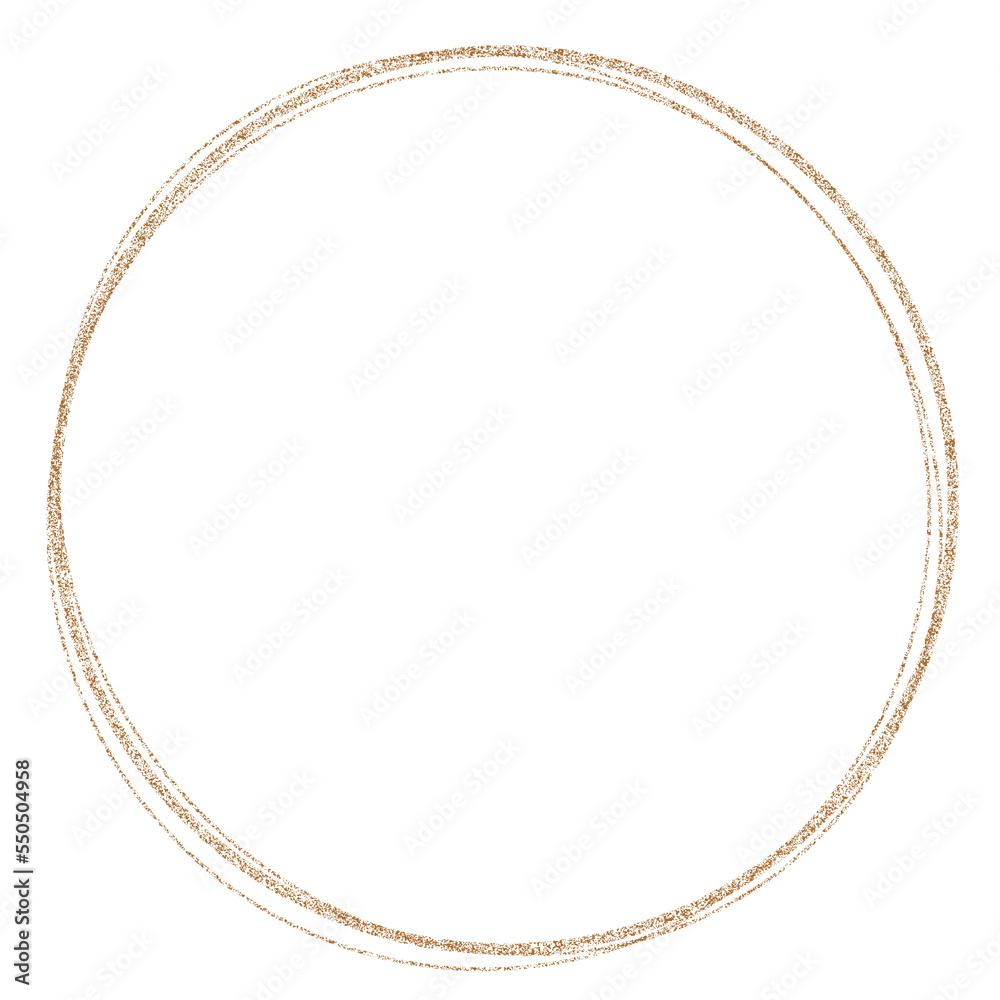 Circle Gold Frame Circle Gold Frame