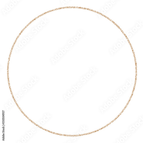 Circle Gold Frame