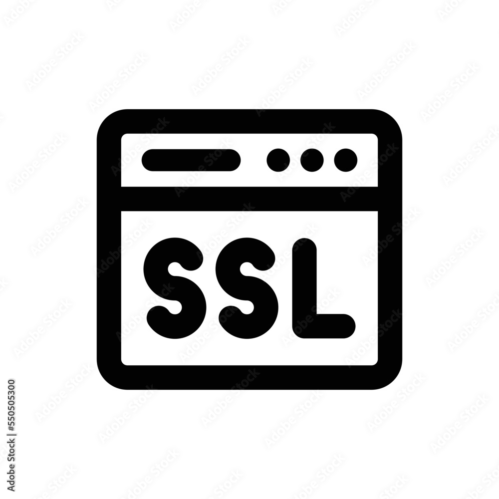 Website Security icon - vector illustration . Web, Website, Security, Ssl, Protection, Secure, Window, Browser, line, outline, icons . Website Security icon - vector illustration . Web, Website, Security, Ssl, Protection, Secure, Window, Browser, line, outline, icons .