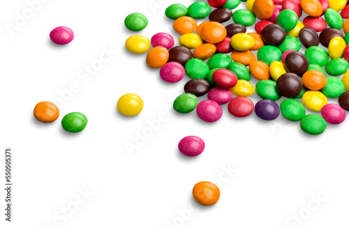 Colorful Chocolate Coated Candies