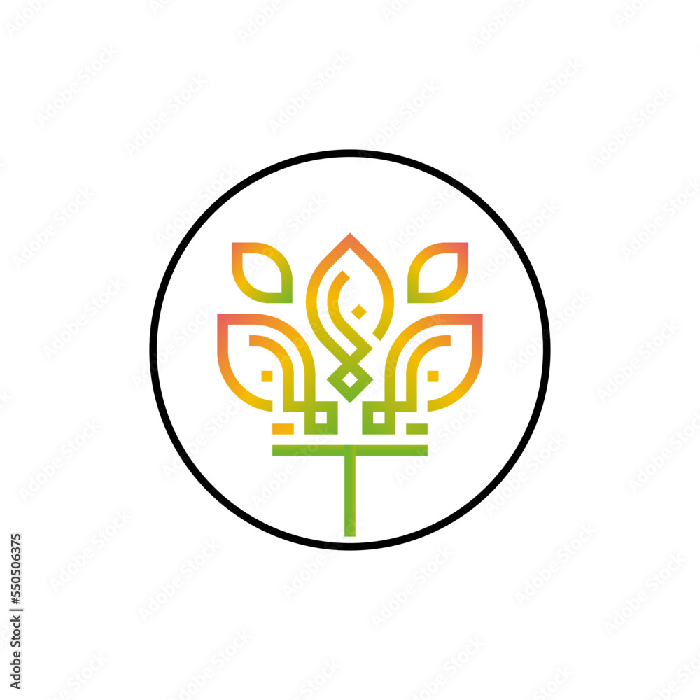 abstract flower, leaf art logo vector design abstract flower, leaf art logo vector design
