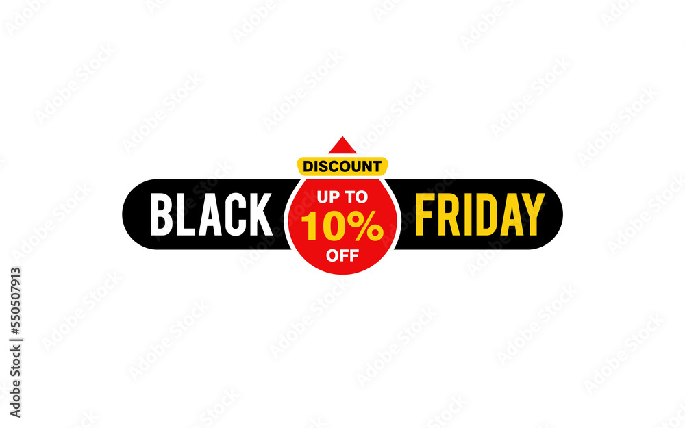 10 Percent discount black friday offer, clearance, promotion banner layout with sticker style. 10 Percent discount black friday offer, clearance, promotion banner layout with sticker style.