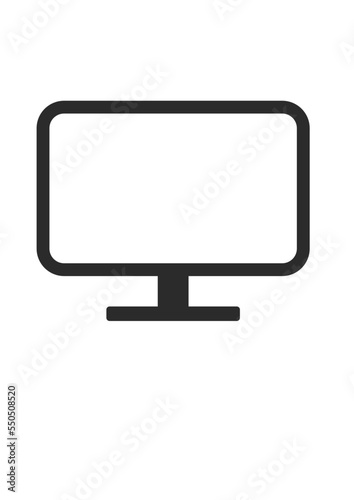 lcd tv monitor / transparent background