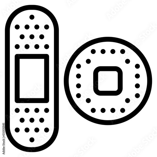 patch bandage plaster medical icon