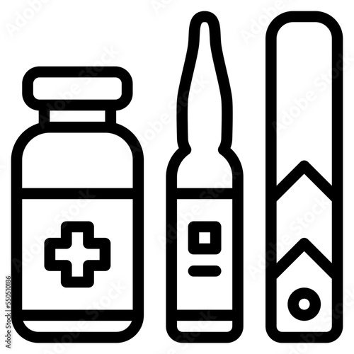 ampoule ampule ampula medical icon photo